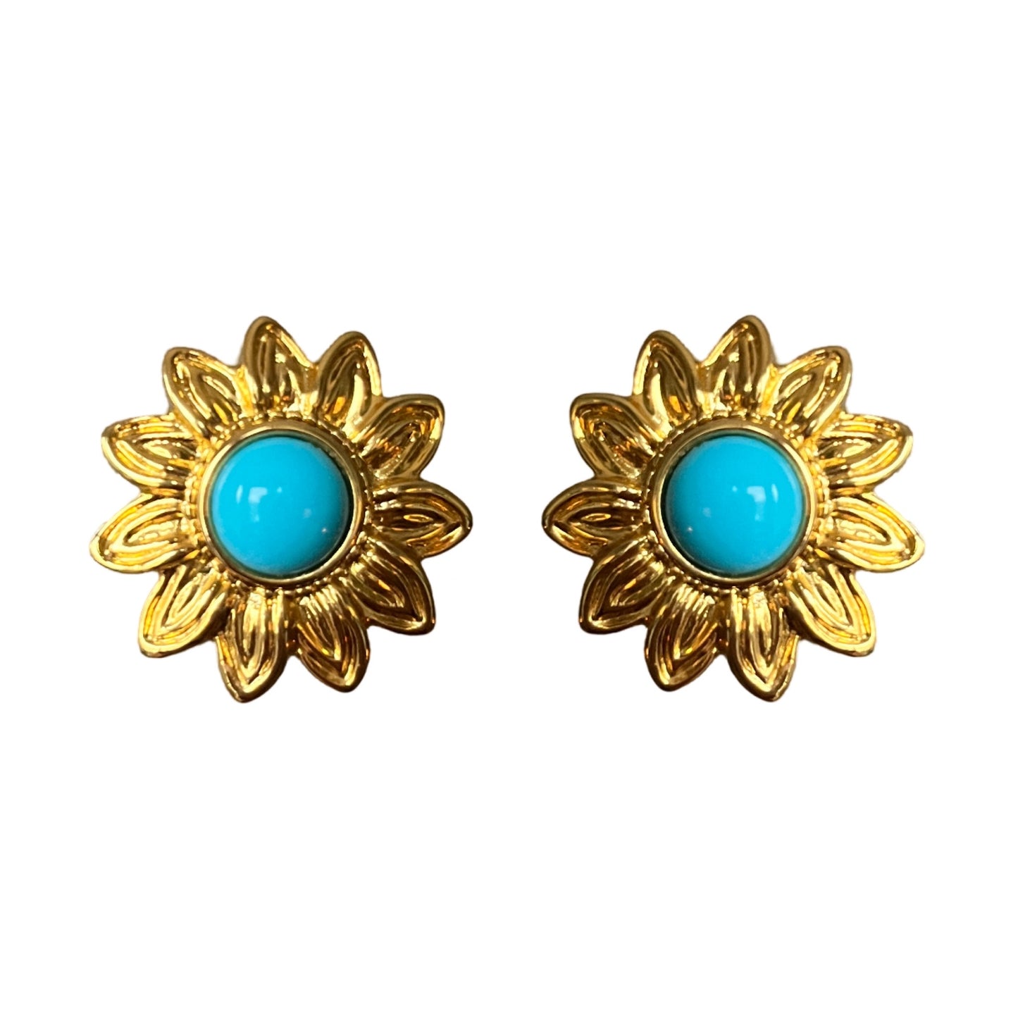 1990s Large 8 in 1 Flower Earrings - Post