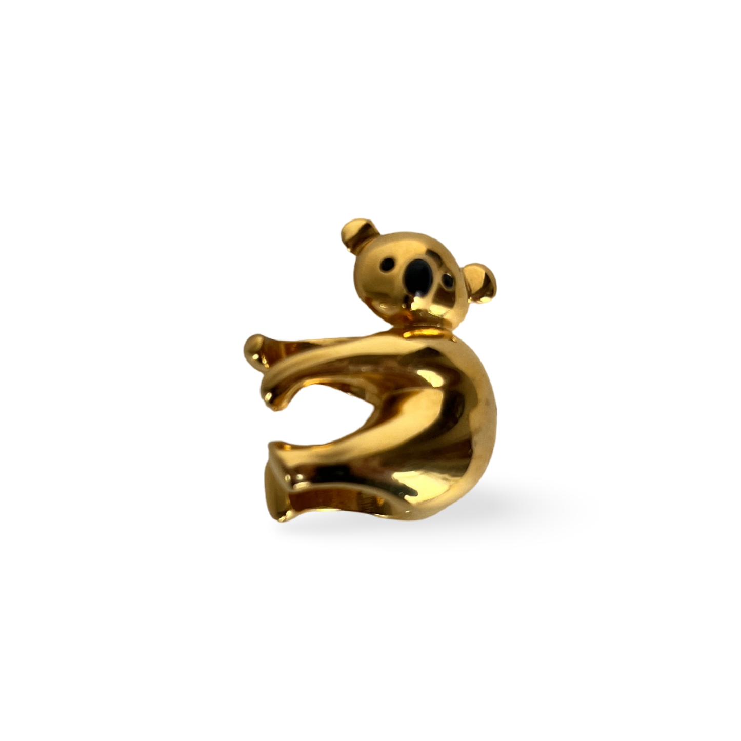 1990s Cabouchon Gold Plated Chain with Koala Bear
