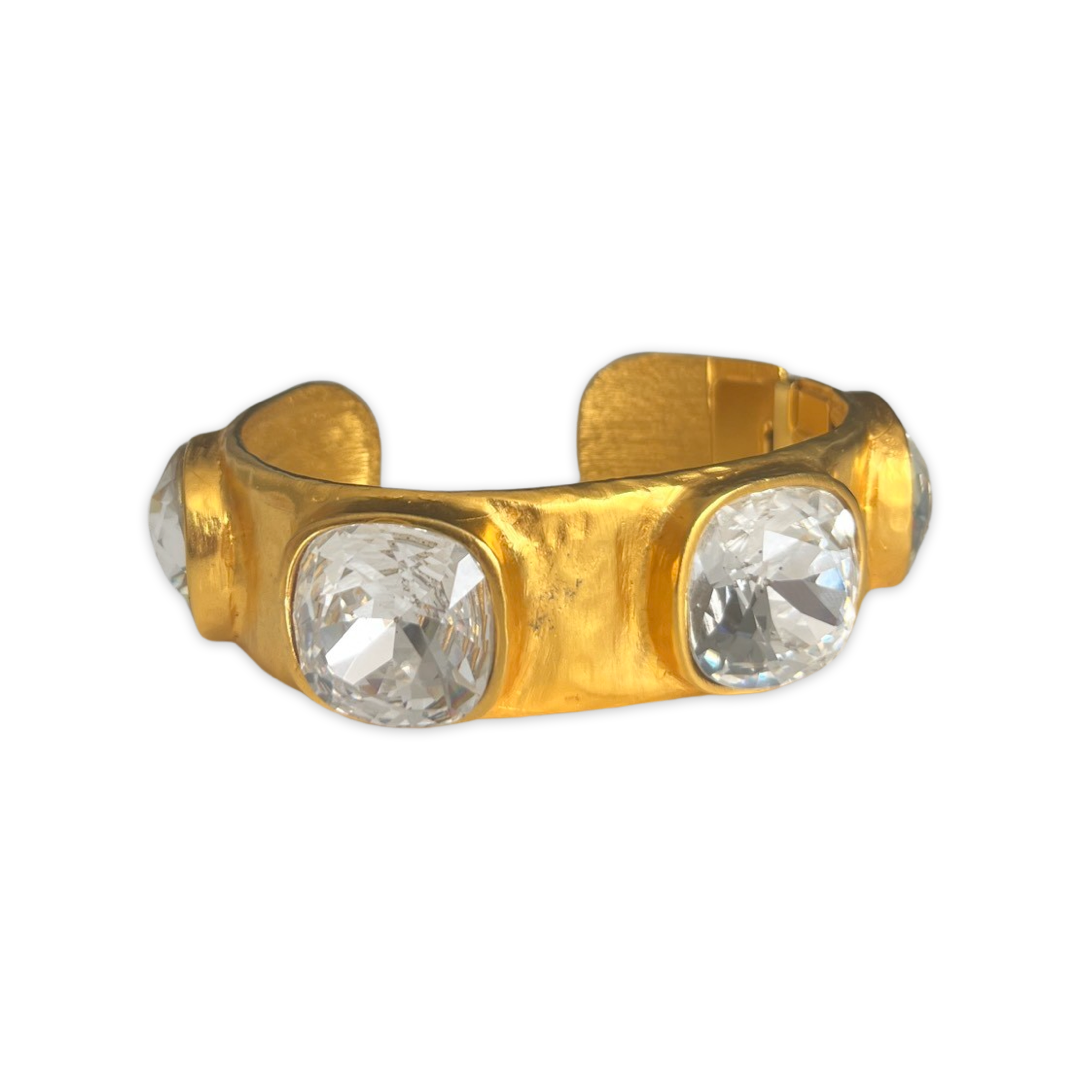 KJL Gold Plated Etruscan Cuff Bracelet