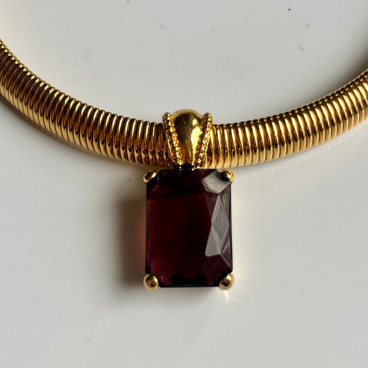 1990s Amethyst Statement Pendant