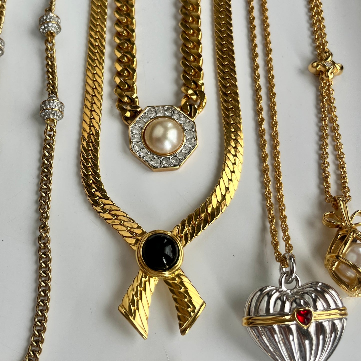 1990s Gold Plated Interchangeable Necklace - Joan Rivers