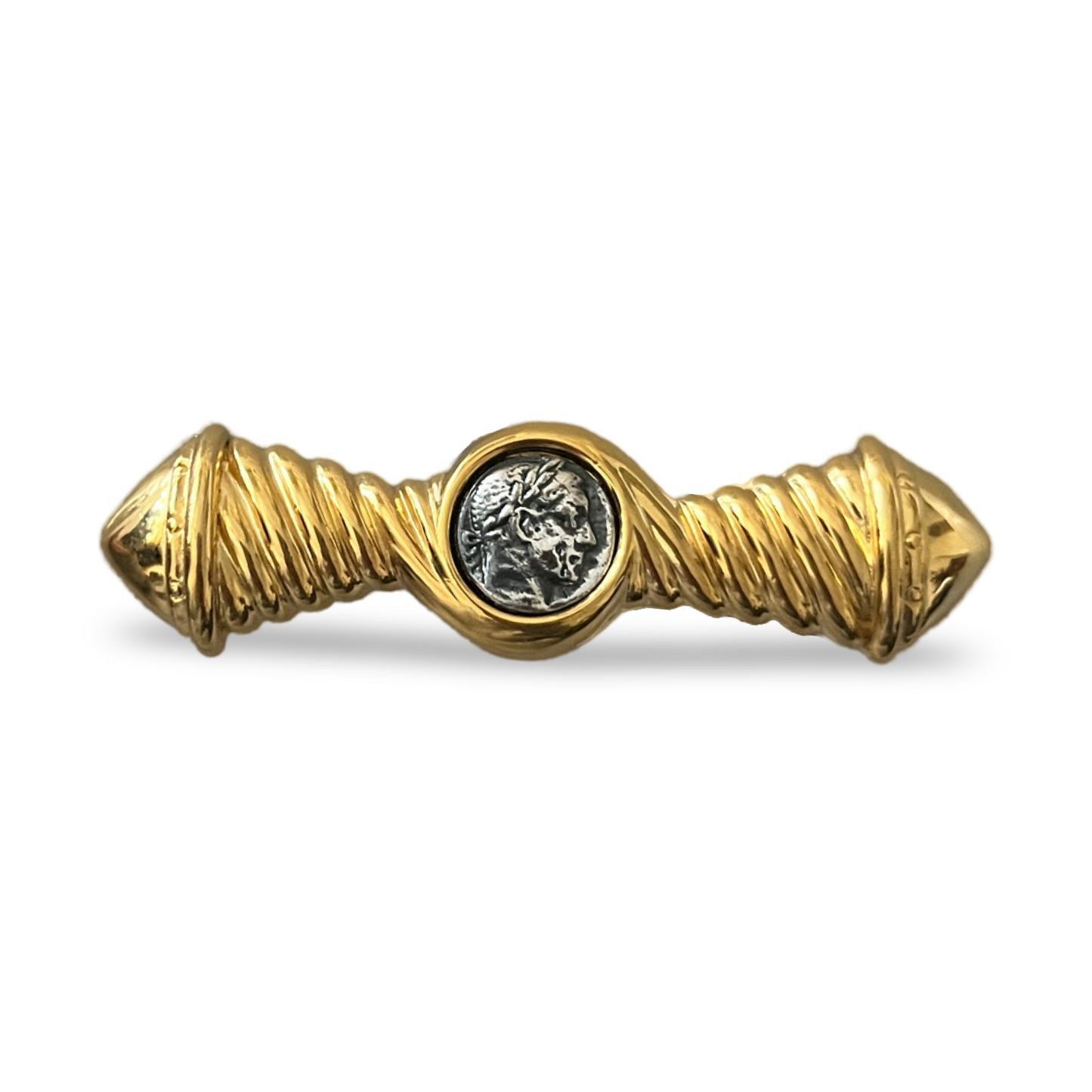 1980s Coin Brooch