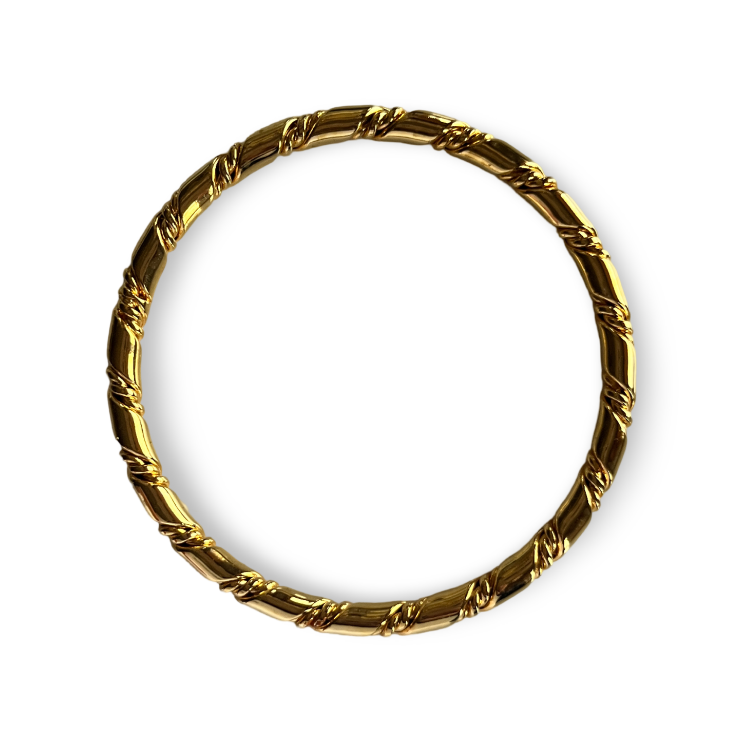 1990s Monet Gold Plated Bangle / Bracelet