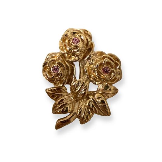 1990s Avon Flower Brooch
