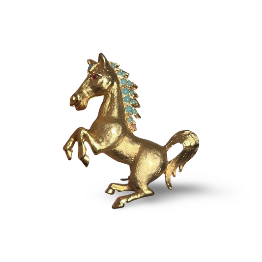 1990s Horse Brooch by Sphinx