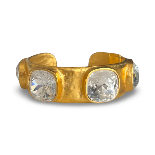 KJL Gold Plated Etruscan Cuff Bracelet
