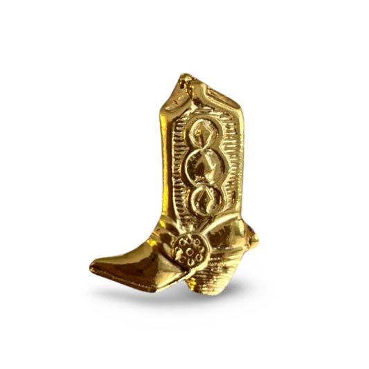 1990s Small Cowboy Boot Brooch