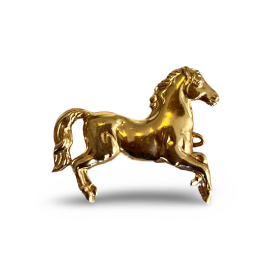 1990s Small Horse Brooch