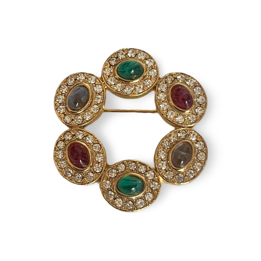 1990s Gold Plated Ciro Brooch