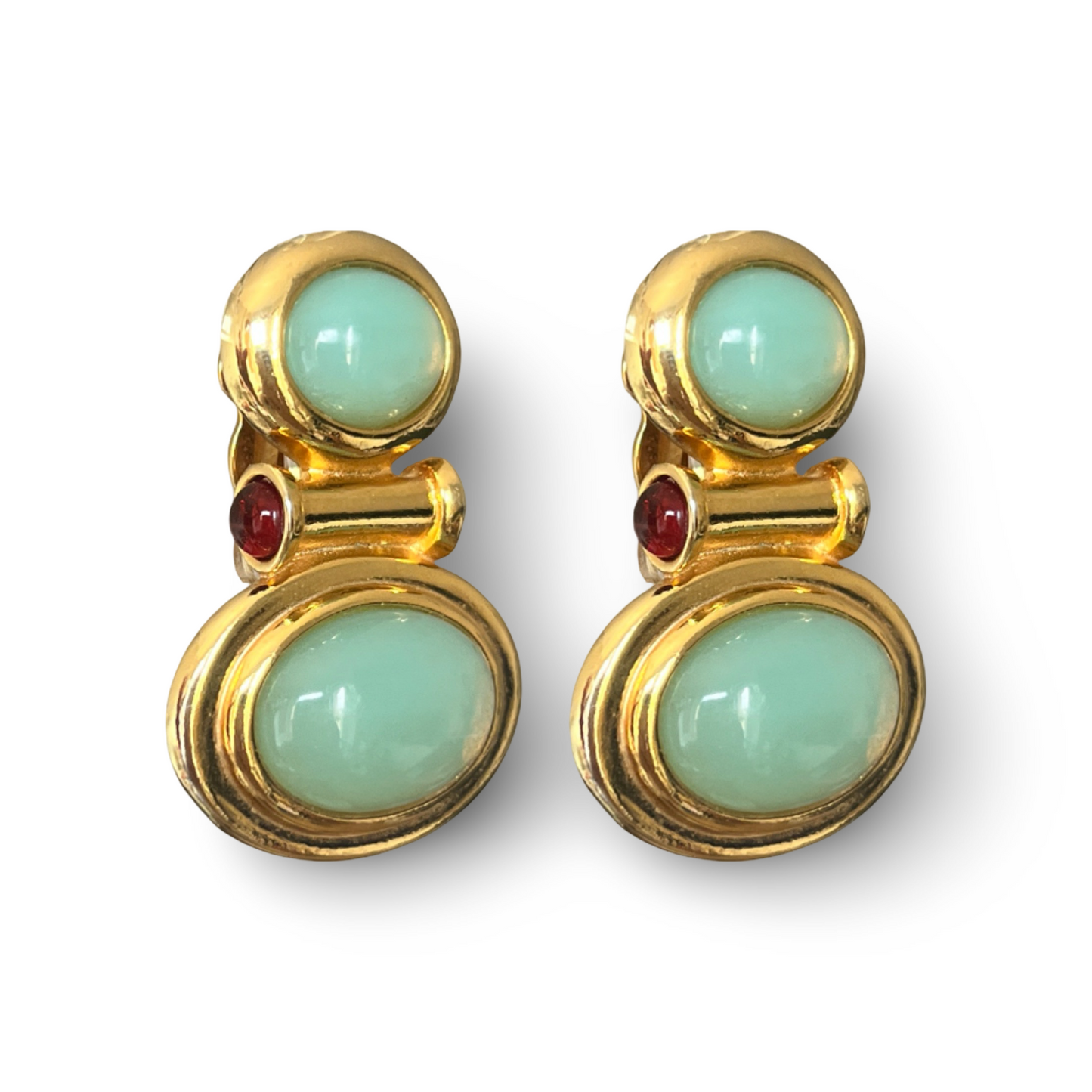 1990s Elizabeth Taylor Earrings - Clip On