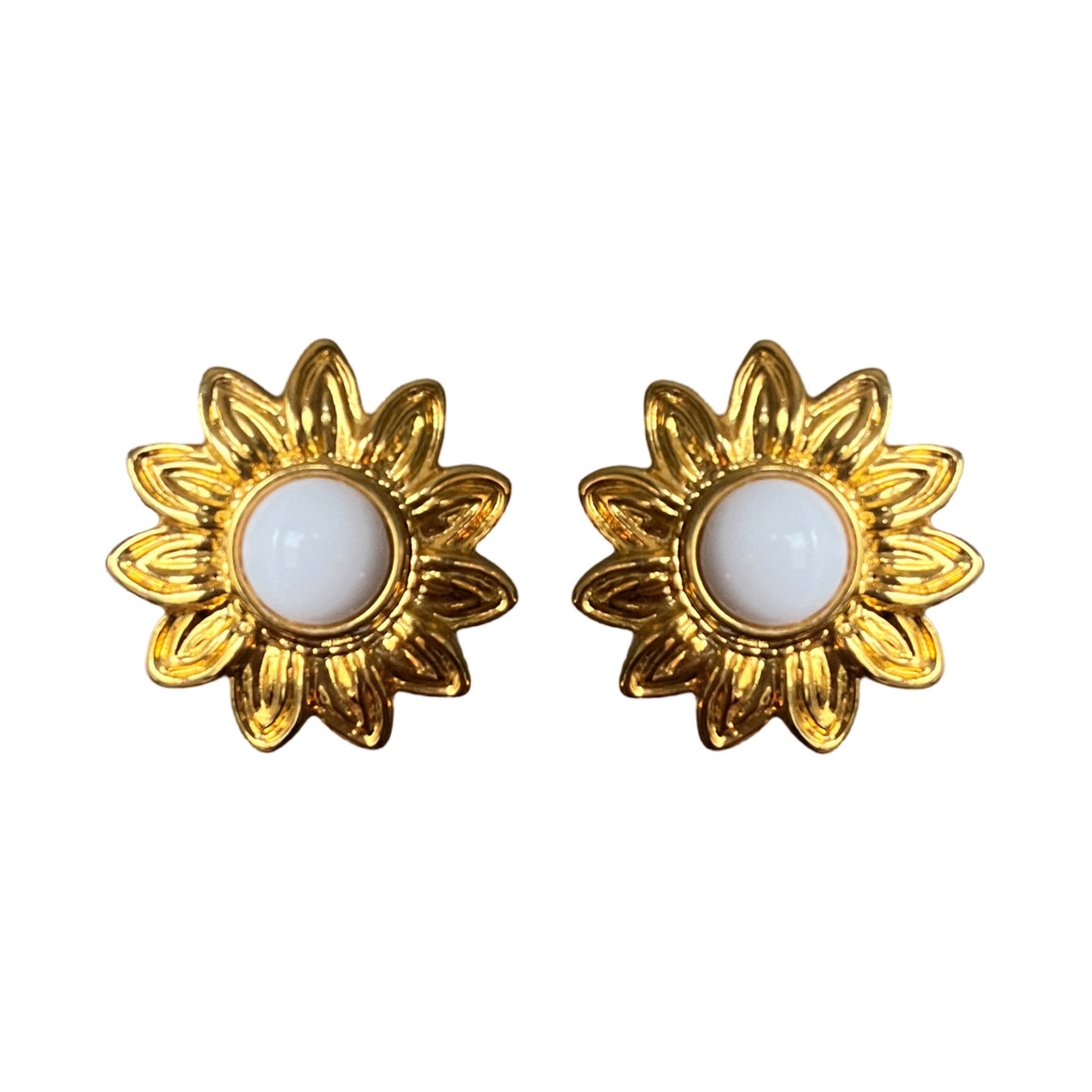 1990s Large 8 in 1 Flower Earrings - Post