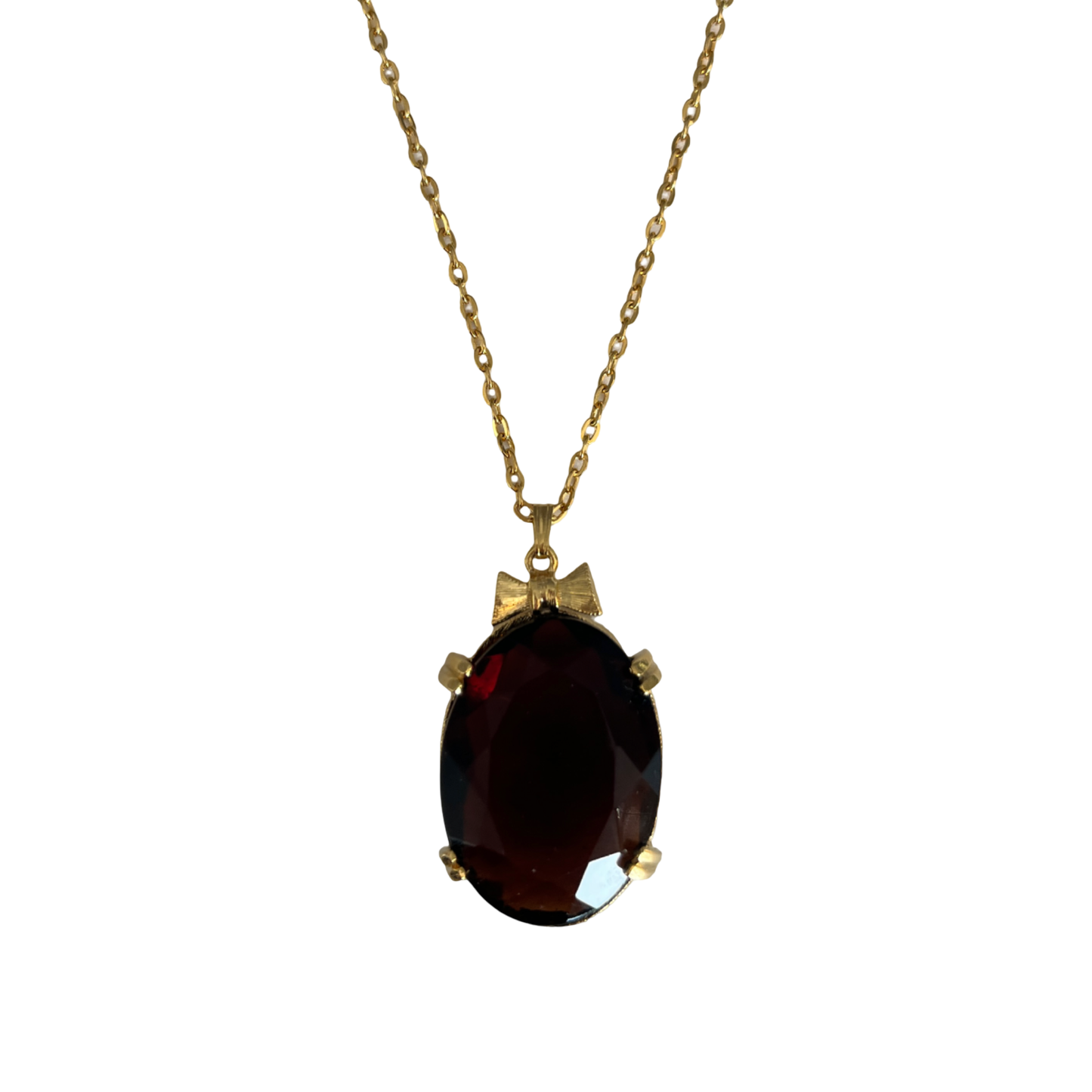 1990s Swarovski Bow Necklace