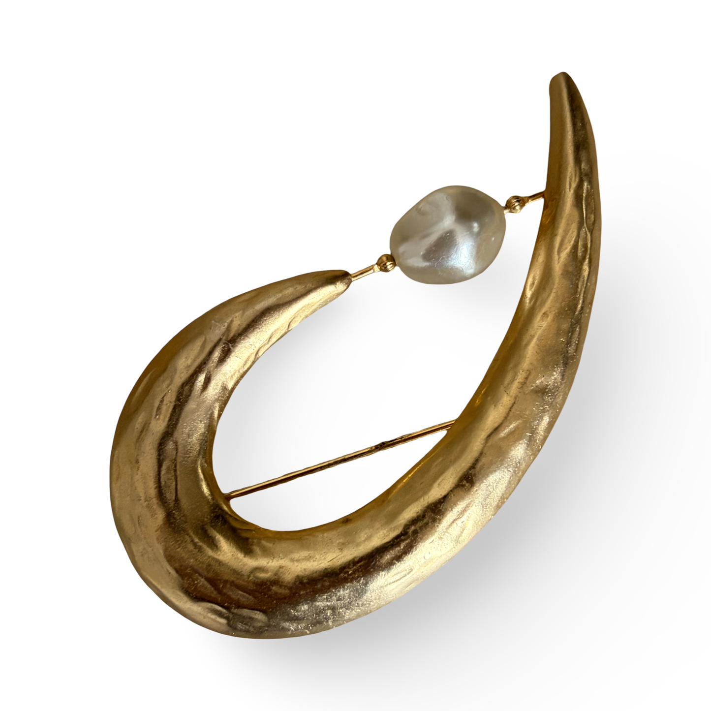 1990s Large Abstract Brooch