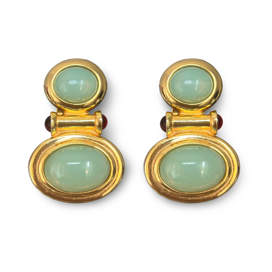 1990s Elizabeth Taylor Earrings - Clip On